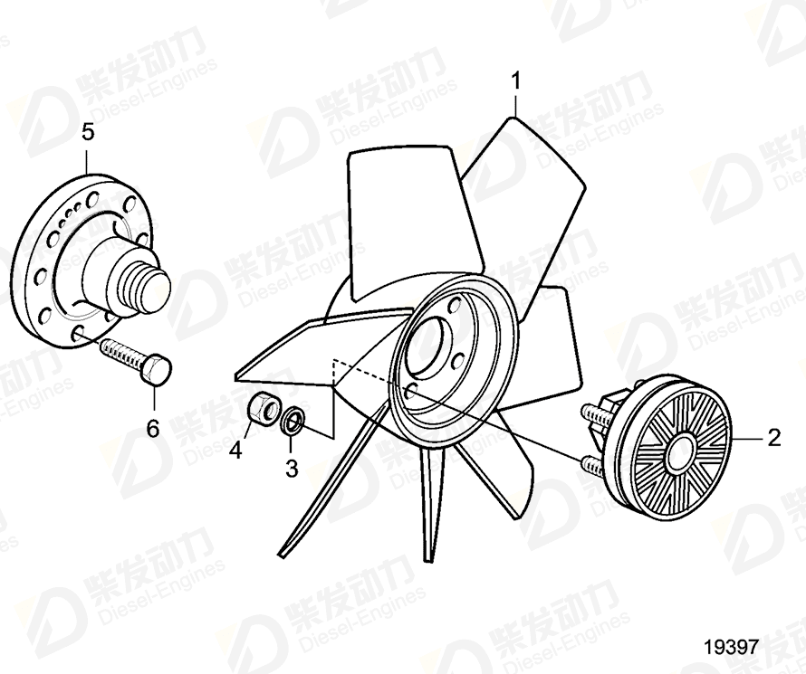 volvo penta Adapter 20460308 Drawing volvo penta Adapter 20460308 Drawing